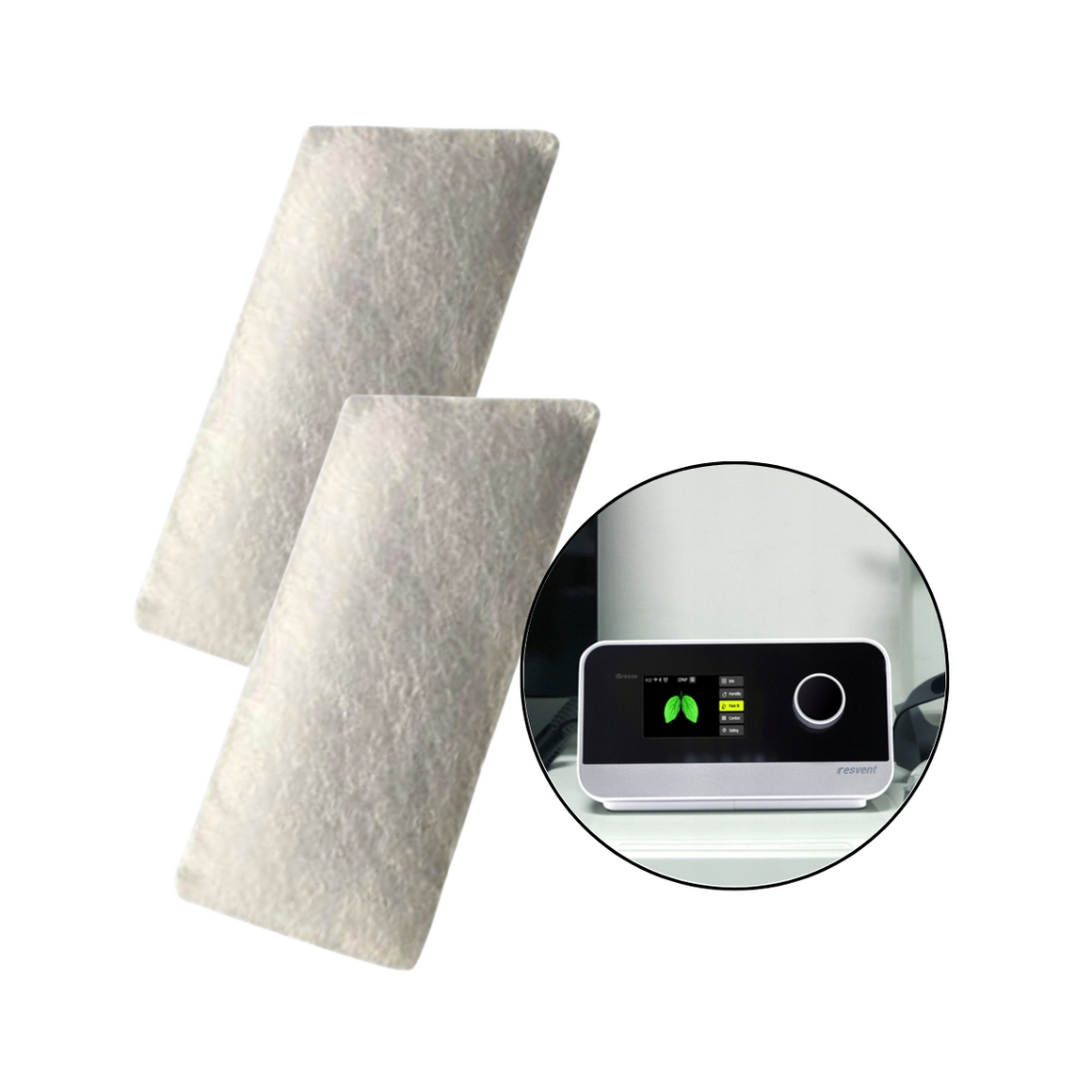 2/Pack Filters for iBreeze Series - CPAPmachines.ca